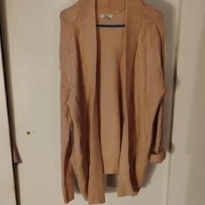 Croft & Barrow Women's Cable Knit Cardigan - Cream
